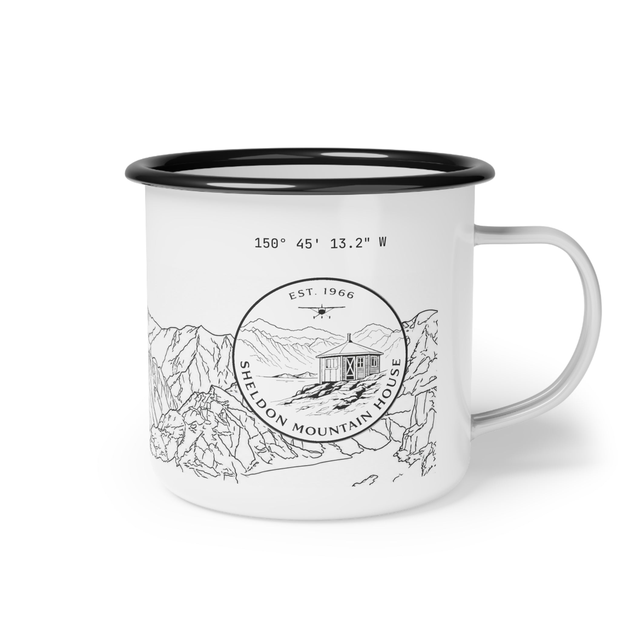 Sheldon Mountain House Enamel Camp Mug — 60th Anniversary Collection